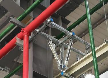 太湖该抗震支架的整体式支吊架结构协调性好